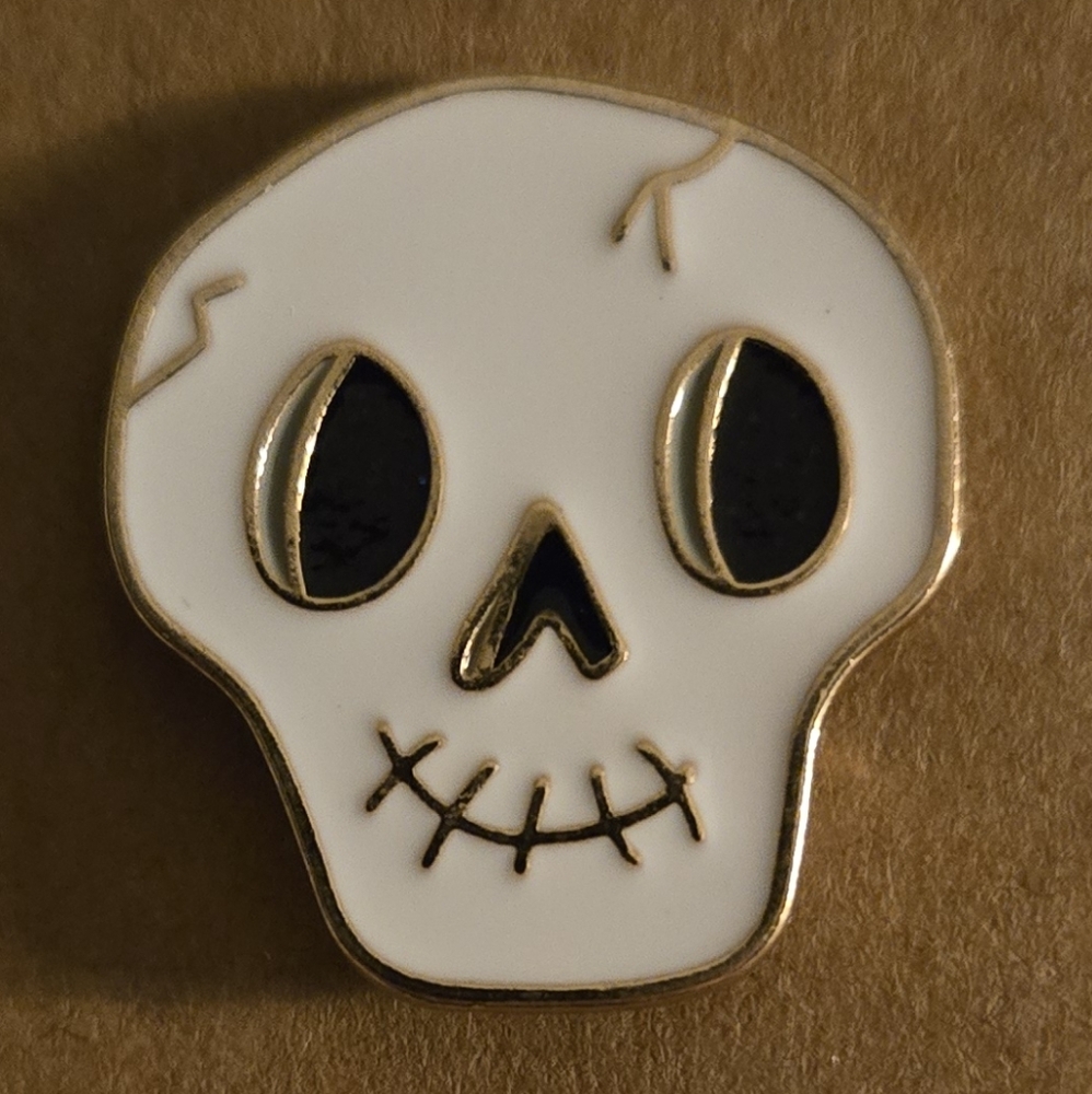 Skull Enamel Pin 3/$15